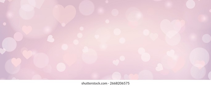 Elegant blurred Valentine's Day background with romantic atmosphere and soft focus effects for premium holiday designs