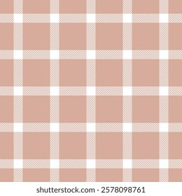 Elegant blush pink and white plaid pattern.  Perfect for textile design, stationery, website backgrounds, and more. This subtle, sophisticated check design offers a versatile and stylish aesthetic.