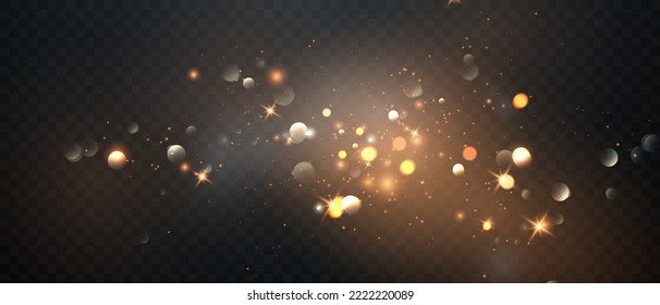 Elegant Bokeh Background Design For Festive Celebration Banner Vector Illustration