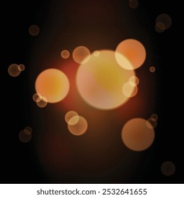 Elegant bokeh background with light and blur effects