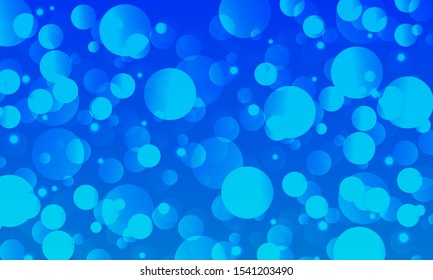 elegant bokeh blue background vector