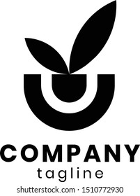 Elegant bold and minimalist growing up logo design for investments and many creative business company.