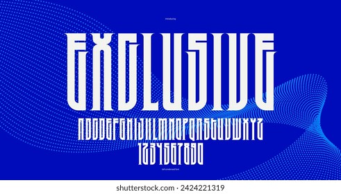 Elegante pero audaz y fuerte fuente vectorial para la creación del logo, elegante y lujoso tipo de serif vintage para emblemas y eslóganes, estilo clásico serif antiguo alfabeto tipográfico.