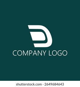 ELegant bold symbol letter D company logo