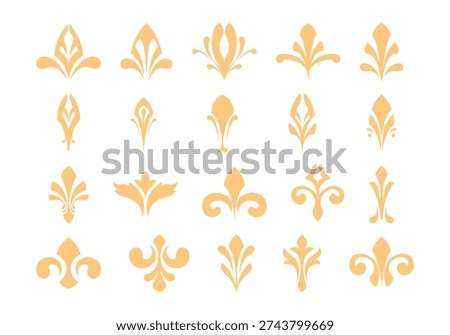 Elegant Border Element Icon Set