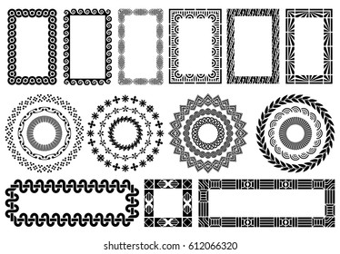 Elegant Border set for Graphic Design