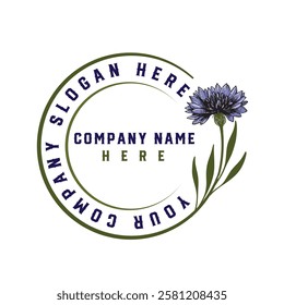 elegant Botanical logo vector art