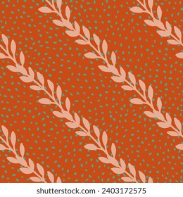 Elegante botanische Tapeten mit einem nahtlosen Muster aus Blättern und Blüten. ideal für Mode im Frühling und Sommer, Textildesigns und dekorative Künste