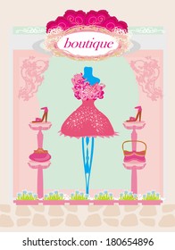 elegant boutique storefront