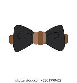 elegant bow ties men cartoon. tuxedo accessory, business formal elegant bow ties men sign. isolated symbol vector illustration