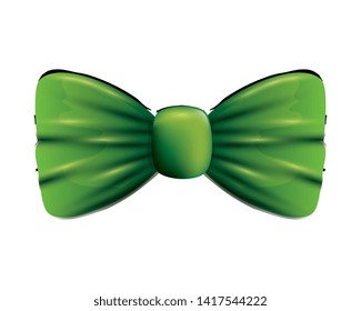 elegant bowtie accessory icon vector illustration