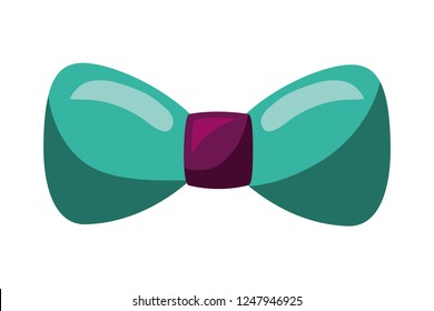 elegant bowtie isolated icon