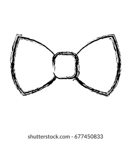 elegant bowtie isolated icon