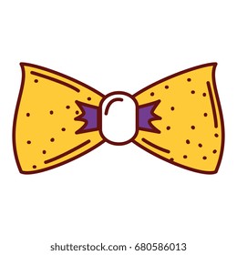 elegant bowtie isolated icon