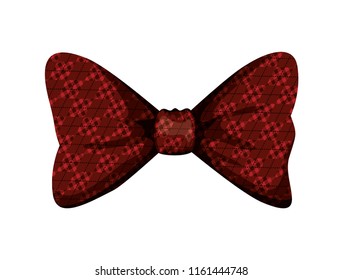 elegant bowtie ribbon icon