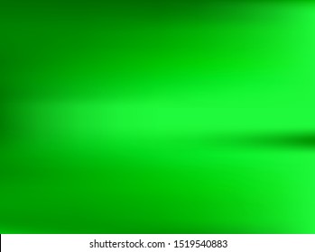 Elegant bright green gradient background. Vector illustration