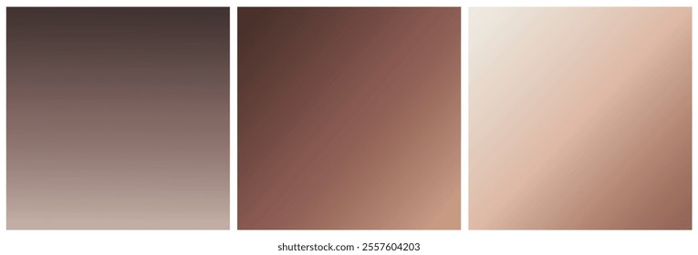 Elegant brown Gradient Background Collection