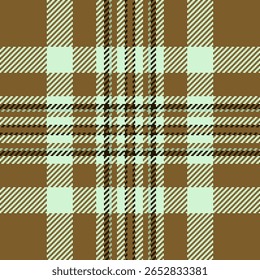 Elegante marrom e verde menta xadrez padrão.  Perfeito para design têxtil, moda, decoração de casa, ou fundos do site. Essa textura perfeita evoca uma sensação de estilo clássico e sofisticação.
