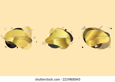 Elegant brown shade background with line golden elements. Realistic luxury paper cut style 3d modern concept. vector illustration for design.