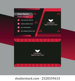 Elegant business card design featuring a minimalist layout for professional branding. Ideal for corporate identity, personal branding, and business networking materials.