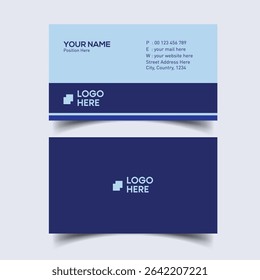 Elegant Business Card Design. Modern Professional Business Card Template.