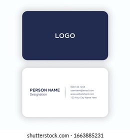 Elegant business card design template