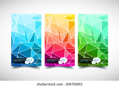 Elegant business card design template - Ideal for corporate card background or modern brochure covers.