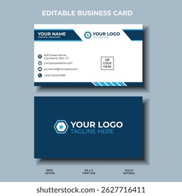 Elegant Business card design vector