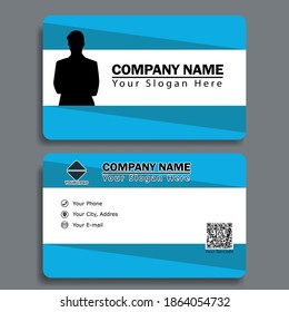 Elegant business card. simple design editable. design template vector
