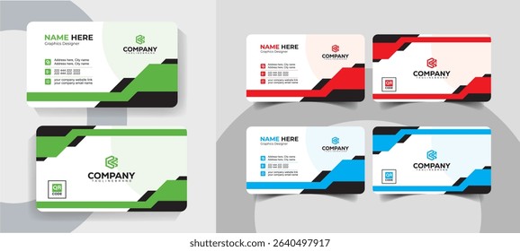 Elegant Business Card Template for Personal Branding