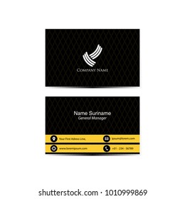 Elegant business card template vector illustration eps 10