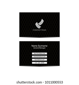 Elegant business card template vector illustration eps 10
