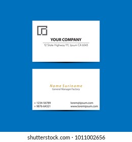 Elegant business card template vector illustration eps 10