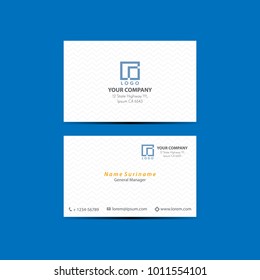 Elegant business card template vector illustration eps 10