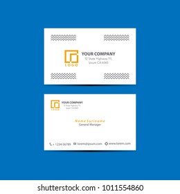 Elegant business card template vector illustration eps 10