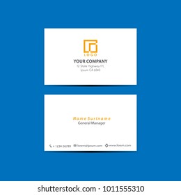 Elegant business card template vector illustration eps 10