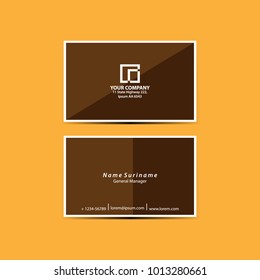 Elegant business card template vector illustration eps 10