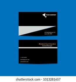 Elegant business card template vector illustration eps 10