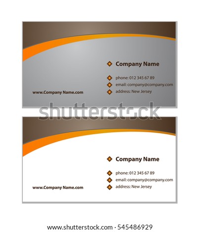 Elegant Business card vector