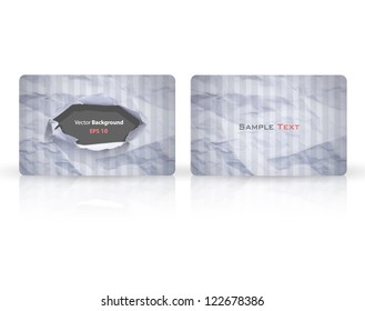 Elegant business card. Vector design.