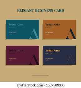Elegant business card vector with illustrator eps.10