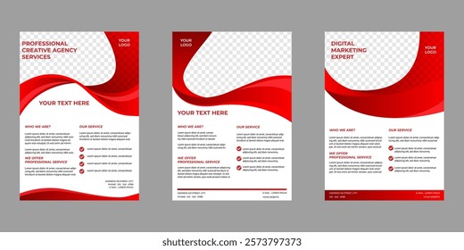 elegant business flyer template to promote your services effectively