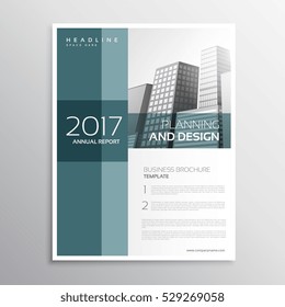 elegant business leaflet template design in a4 size