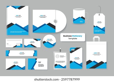 Elegant Business Stationery Template Collection , set of modern business stationery banner for corporate identity