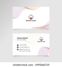 Elegant Business or Visiting Card Template.