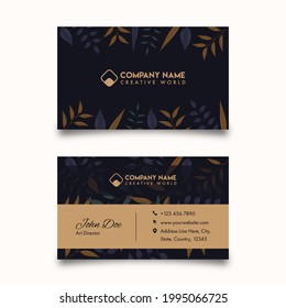 Elegant Business or Visiting Card Template.