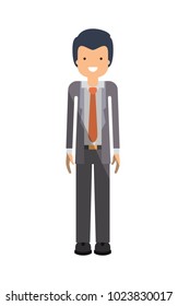 elegant businessman avatar character