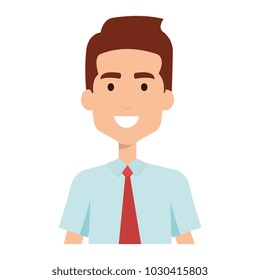 elegant businessman avatar character