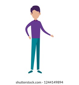 elegant businessman avatar character