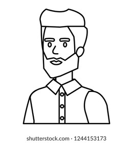 elegant businessman avatar character